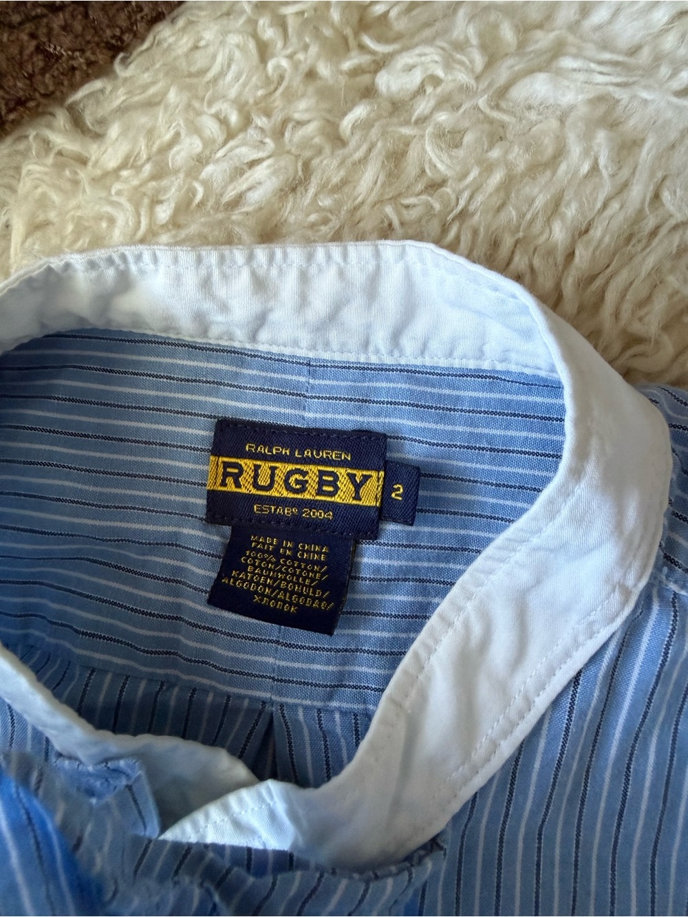 Ralph Lauren Rugby Ruffled Blouse - Picture 3 of 4